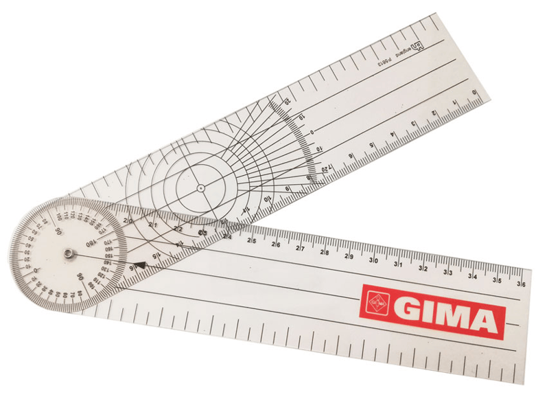 Gima Goniometro Ortopedico per Misurare Ampiezza Movimento Articolazioni