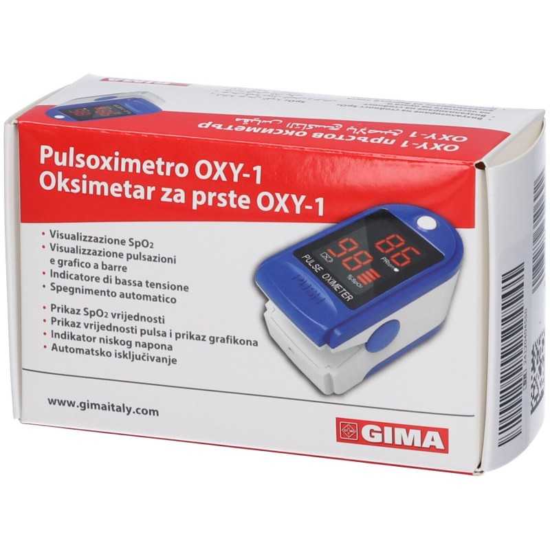 GIMA Pulsoximetro Oxy-1 It,Hr,Fi,Lv,Bg, Arabo 1 pz Altro