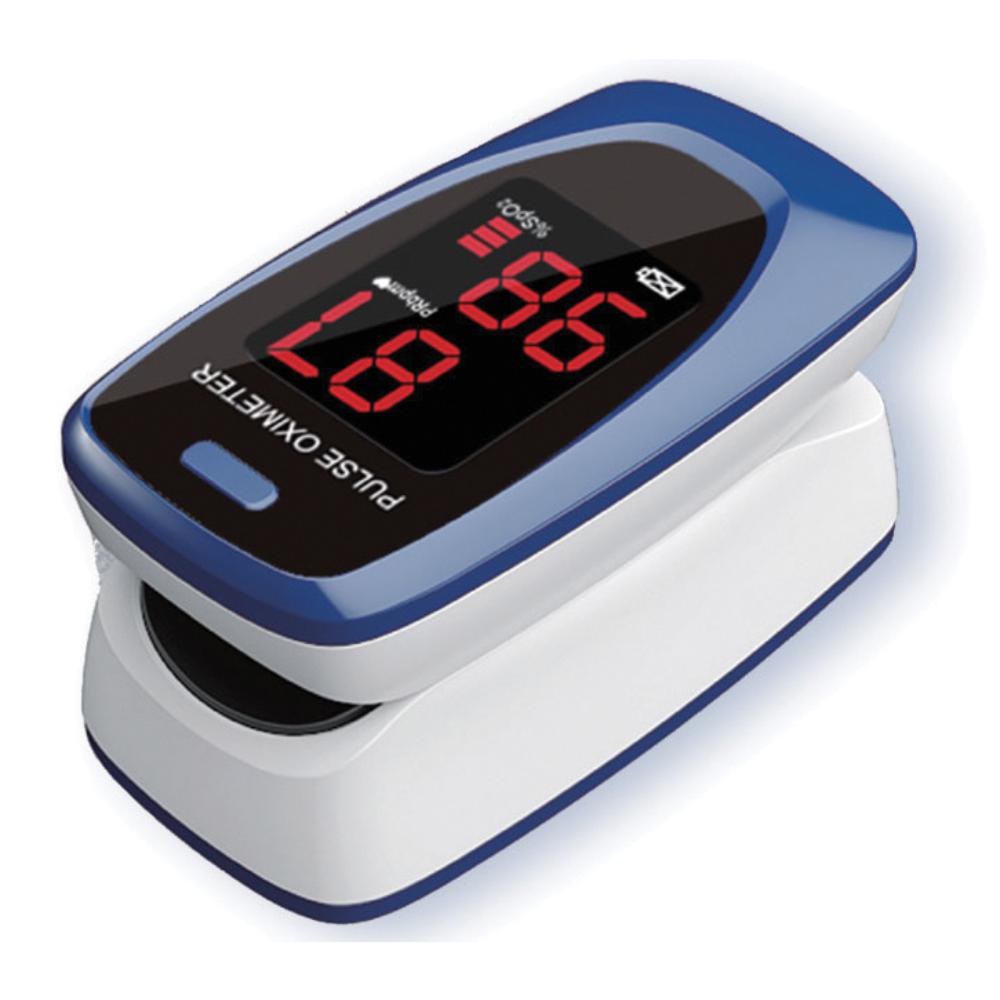Gima Oxy-2 Pulsossimetro Dito Professionale e Domestico, Blu Bianco