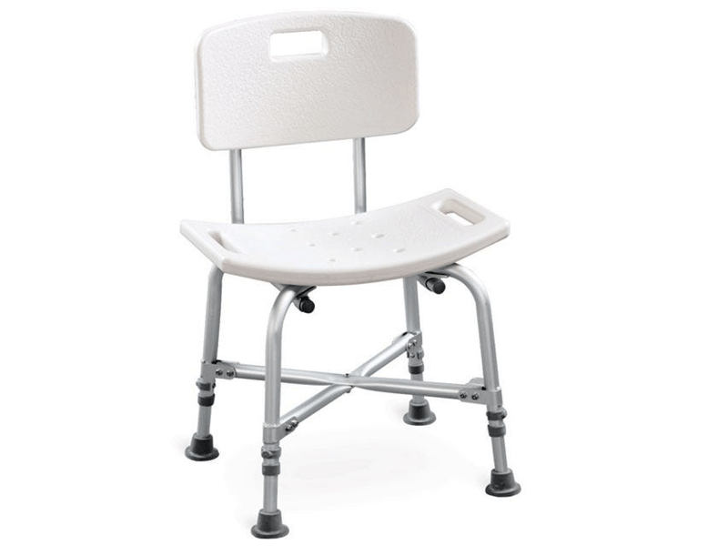 Sedia Da Bagno Rinforzata Con Schienale - Portata 150 Kg — confronto prezzi