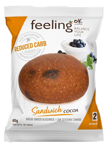 feeling ok sandwich cocoa 40g