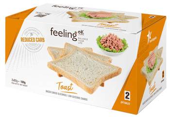 FeelingOk Optimize 2 Toast Dietetico Gusto Nature