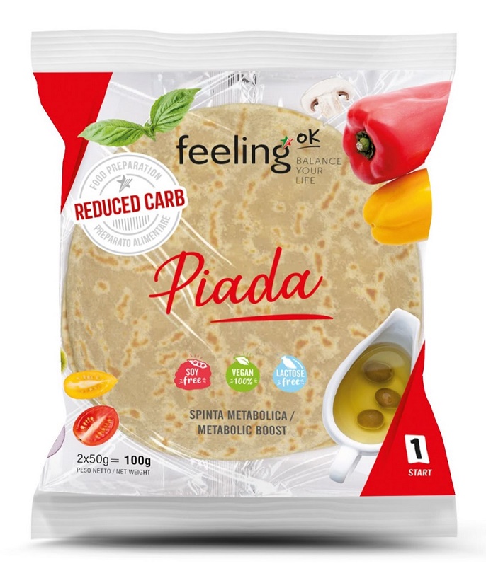 Feeling Ok +Protein Piada Start Piadina a Ridotto Tasso di Carboidrati 100g — confronto prezzi
