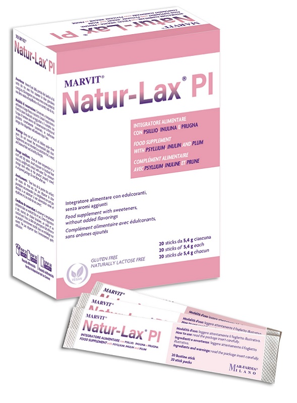 Natur lax pi 20 stick con edulcoranti senza glutine naturalmente privo di lattosio — confronto prezzi