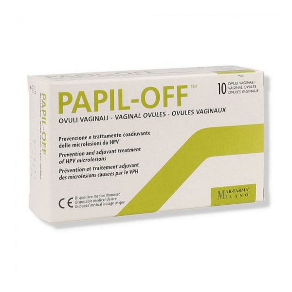 Papil-Off Ovuli Vaginali per Microlesioni da HPV 10 Pezzi — confronto prezzi