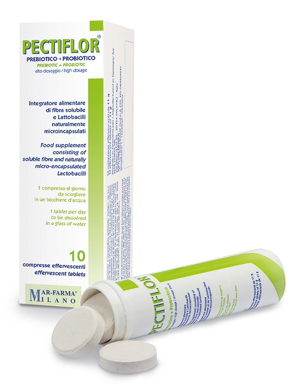 Pectiflor Integratore Con Fermenti Lattici 10 Compresse Effervescenti — confronto prezzi