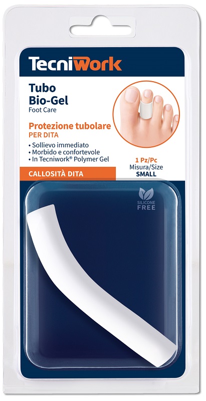 Tecniwork Tubo Bio-Gel Protezione tubolare per dita misura S, 1 pezzo
