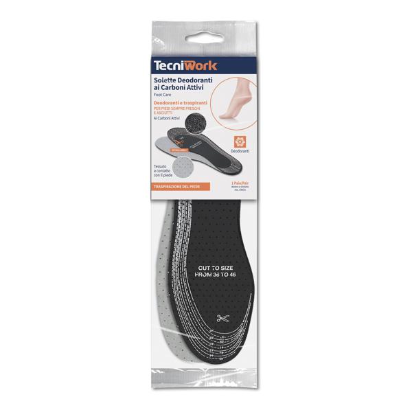 Tecniwork Solette Deodoranti Ai Carboni Attivi 1 Paio