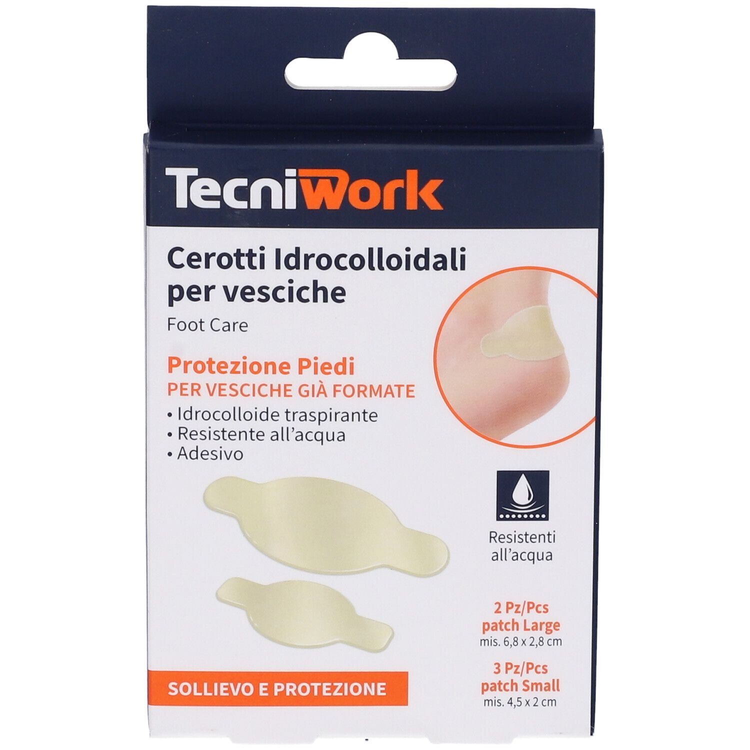 Tecniwork Cerotti Ovali Vesciche 5 Pezzi