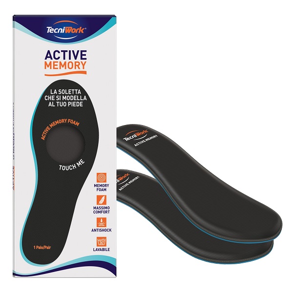 Tecniwork Active Memory Soletta Memory Foam Misura 46 Paio — confronto prezzi