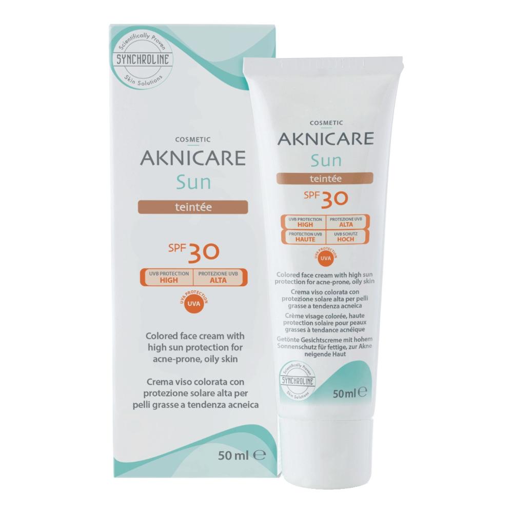 Aknicare Sun Spf30 Emulsione Viso Con Protezione Solare Alta Pelli Grasse A Tendenza Acneica 50ml — confronto prezzi