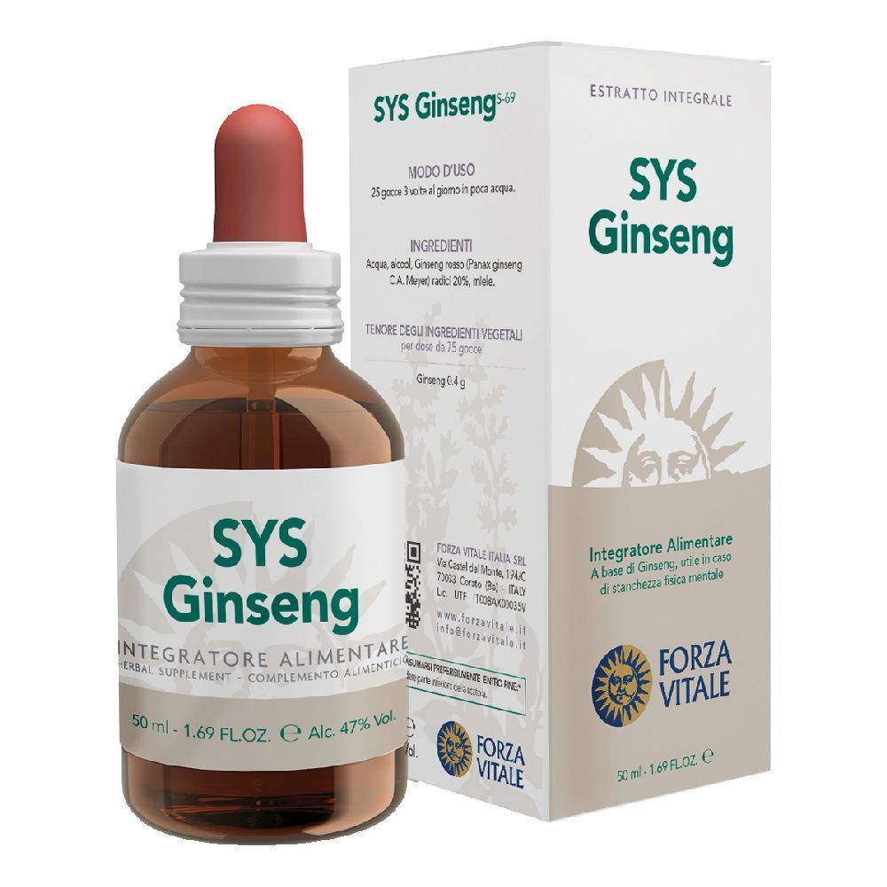 Sys Ginseng Rosso 50 ml Gocce orali — confronto prezzi