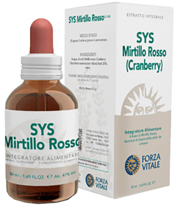 Sys Mirtillo Rosso Integratore Per Le Vie Urinarie Gocce 50ml — confronto prezzi