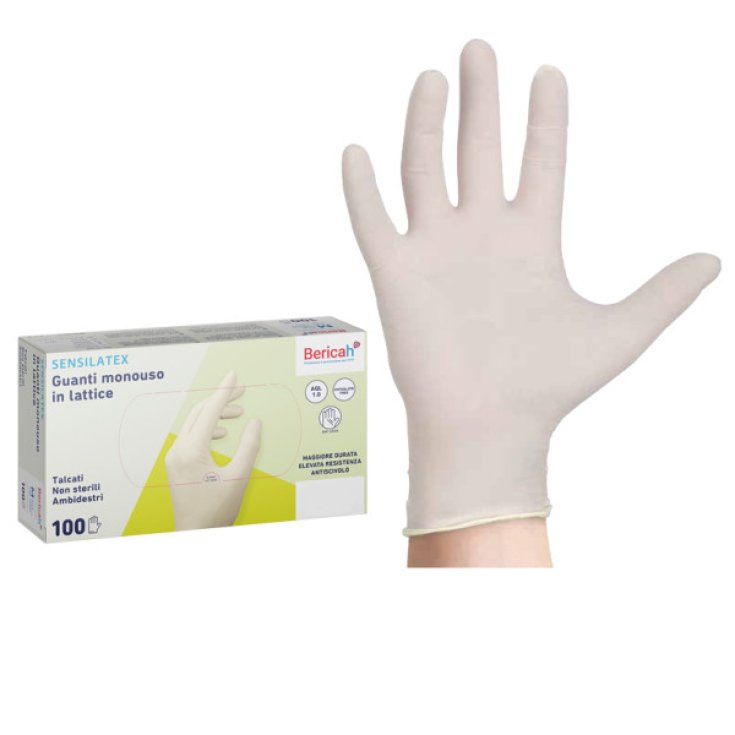 Guanti Latt Talc S 100pezzi Sensila