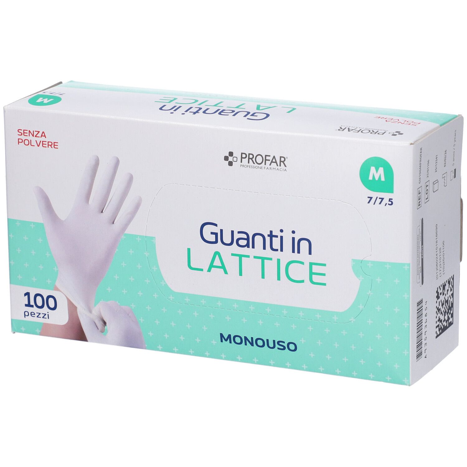 Profar Guanti in Lattice Senza Polvere Taglia M 100 Pezzi pz — confronto prezzi