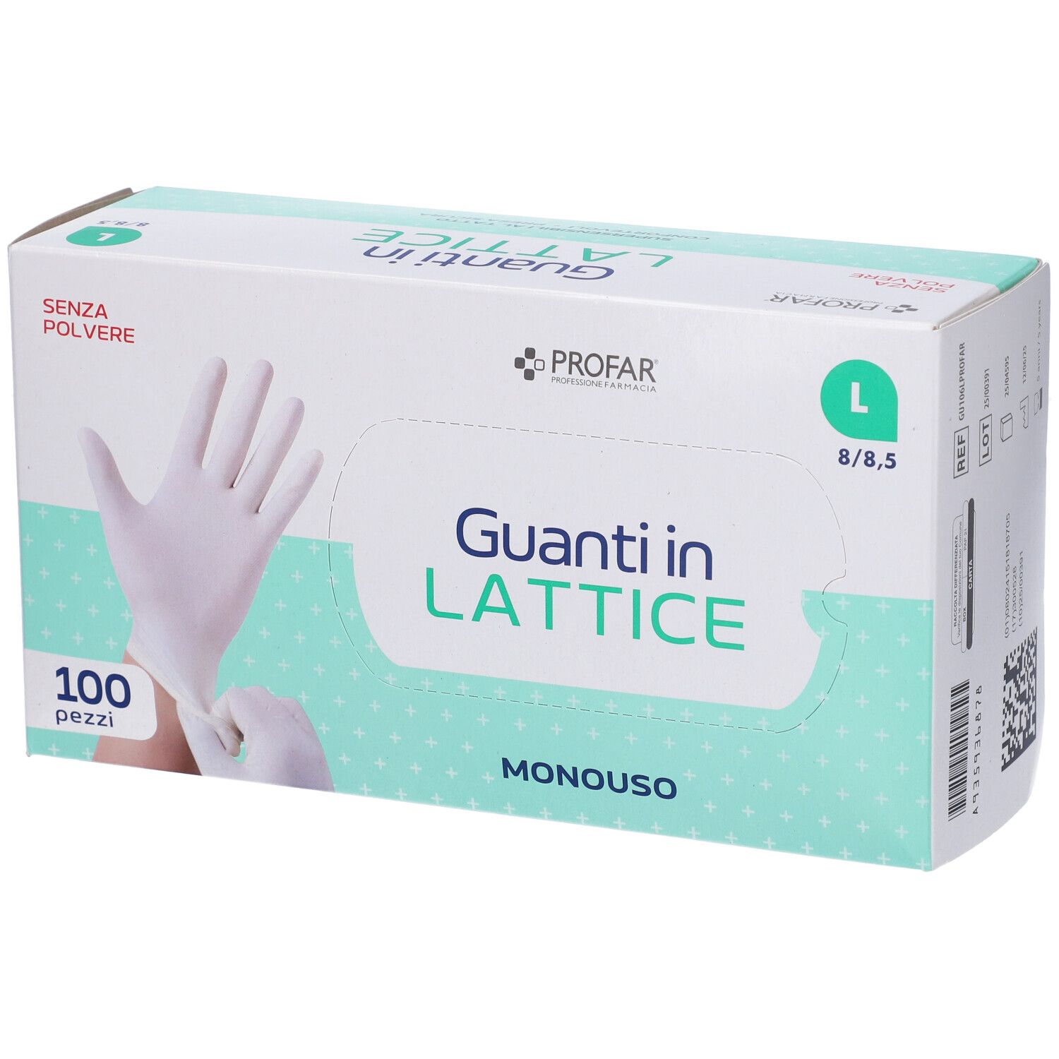 Profar Guanti in Lattice Senza Polvere Taglia L 100 Pezzi pz