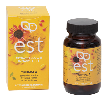 Triphala Estratto Secco 60 Tavolette pz Compresse masticabili