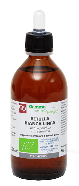 BETULLA BIANCA LINFA GD 200ML BIO