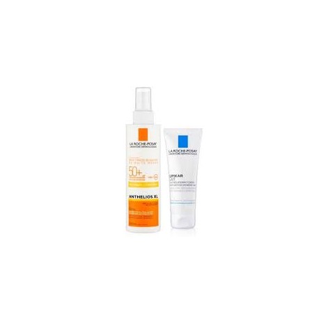 Anthelios xl spray spf50+ la roche posay spray 200ml + lipikar huile lavante omaggio