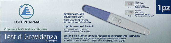 LOTUPHARMA TEST DI GRAVIDANZA