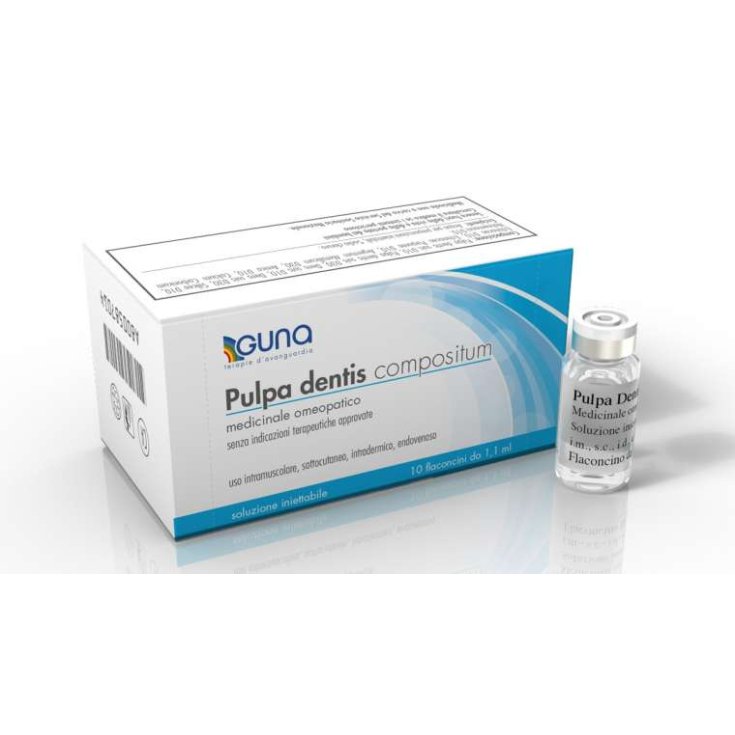 Guna Pulpa Dentis Compositum 10 Flaconcini da 1,1ml - Medicinale Omeopatico Iniettabile