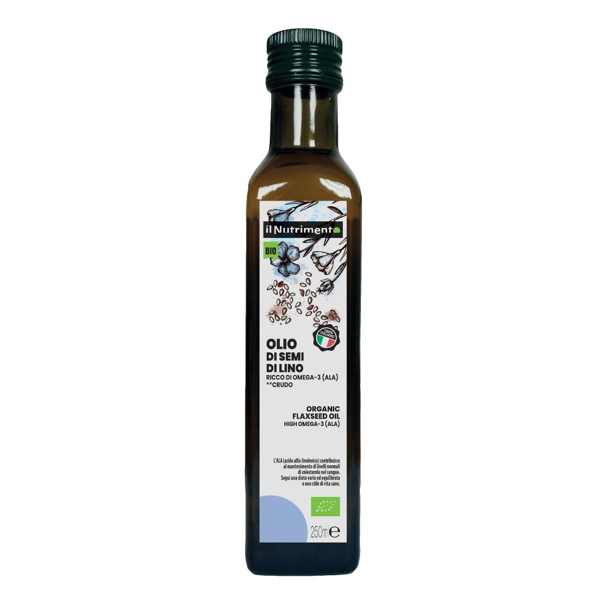 Il nutrimento olio di semi di lino 250 ml