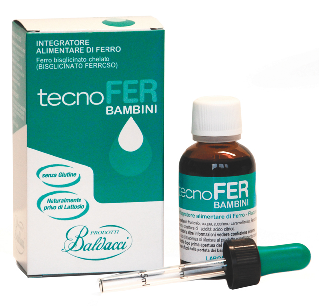 TecnoFer Bambini Integratore di Ferro Gocce 30 ml