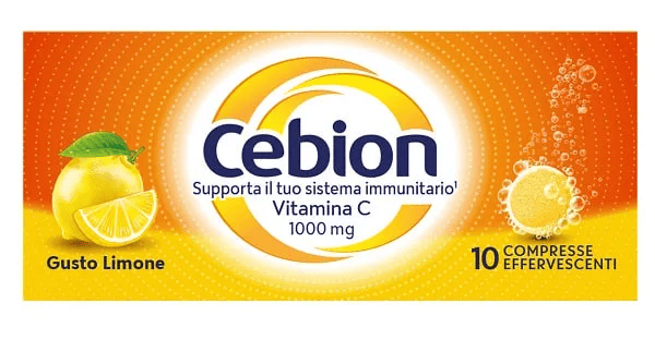 Cebion Effervescente Limone Integratore Vitamina C 10 Compresse