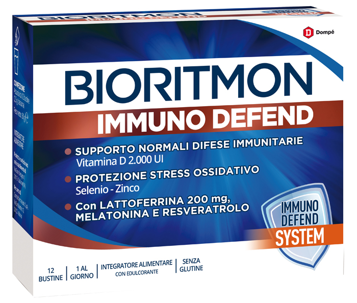 Bioritmon Defend Plus Integratore Difese Immunitarie 14 Bustine