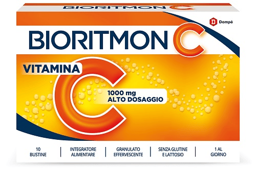Bioritmon C1000 10 Bustine Integratore di Vitamina C ad Alto Dosaggio