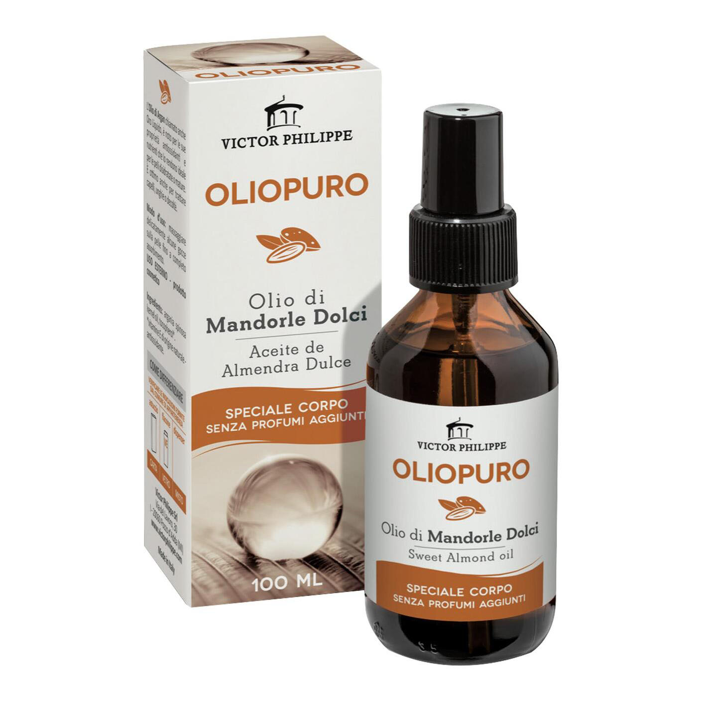 Idrapelle olio di mandorle dolci oliopuro corpo 100 ml