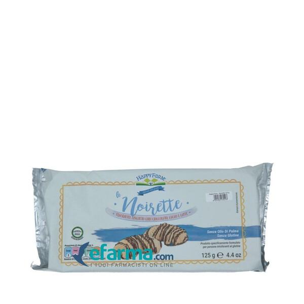 Happy Farm le Noirette Biscotti Con Cioccolato e Caffè Senza Glutine 125 g