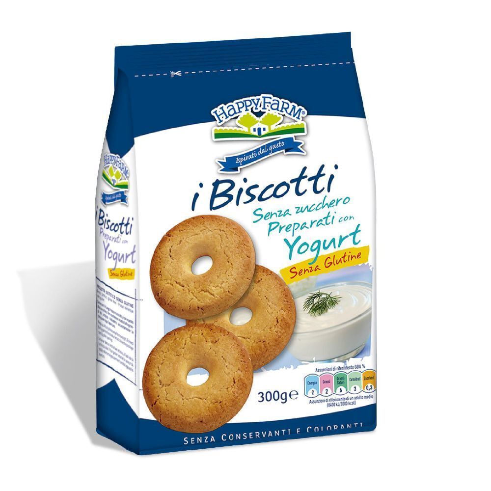 HAPPY FARM BISC YOG S/ZUC 200G — confronto prezzi