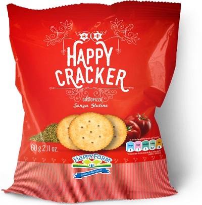 Happy farm crackers pizza 60g