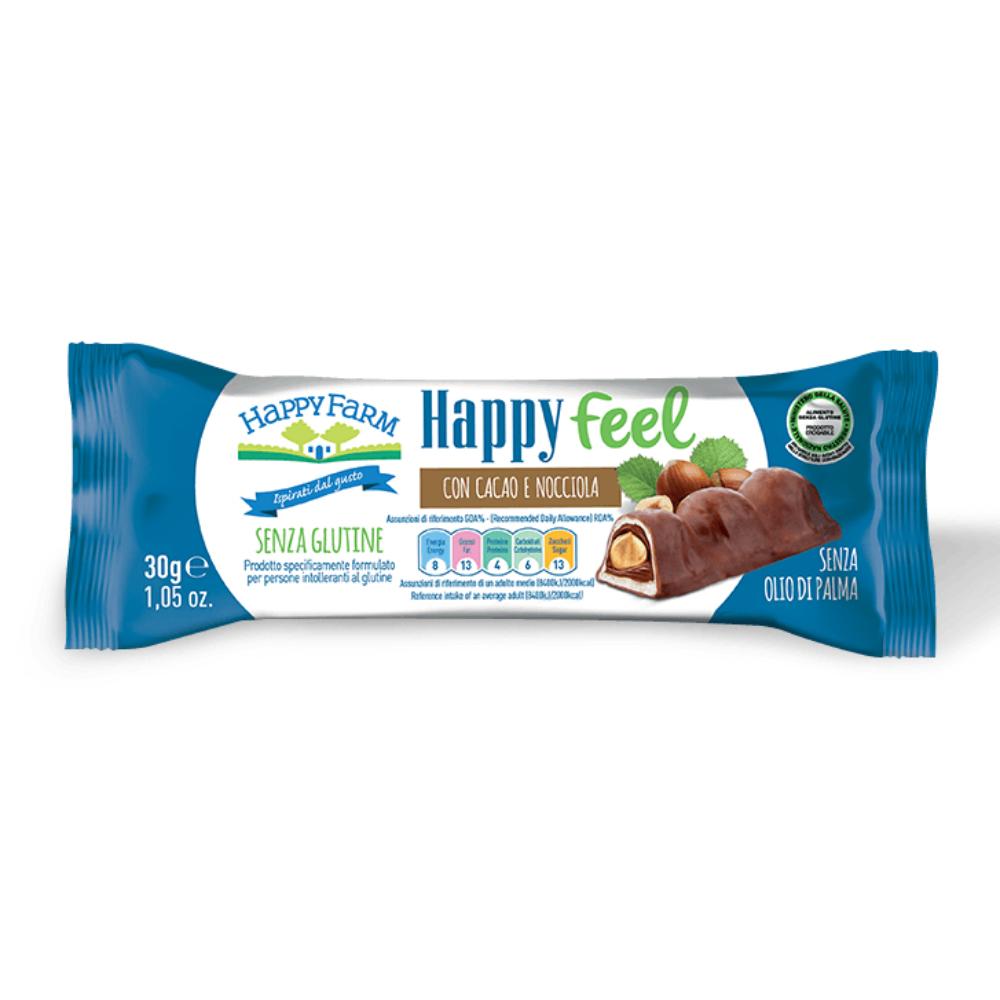 Happy farm happy feel cacao e nocciola mono 30 g — confronto prezzi