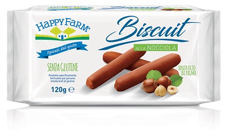 Happy farm biscuit nocciola 120 g — confronto prezzi