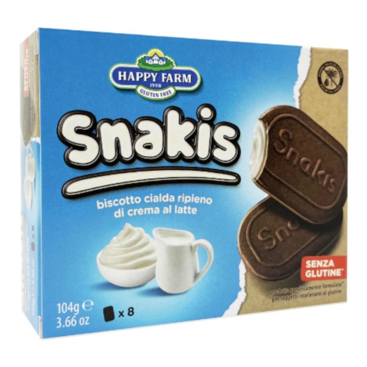 Happy farm snakis crema latte 4 x 26 g