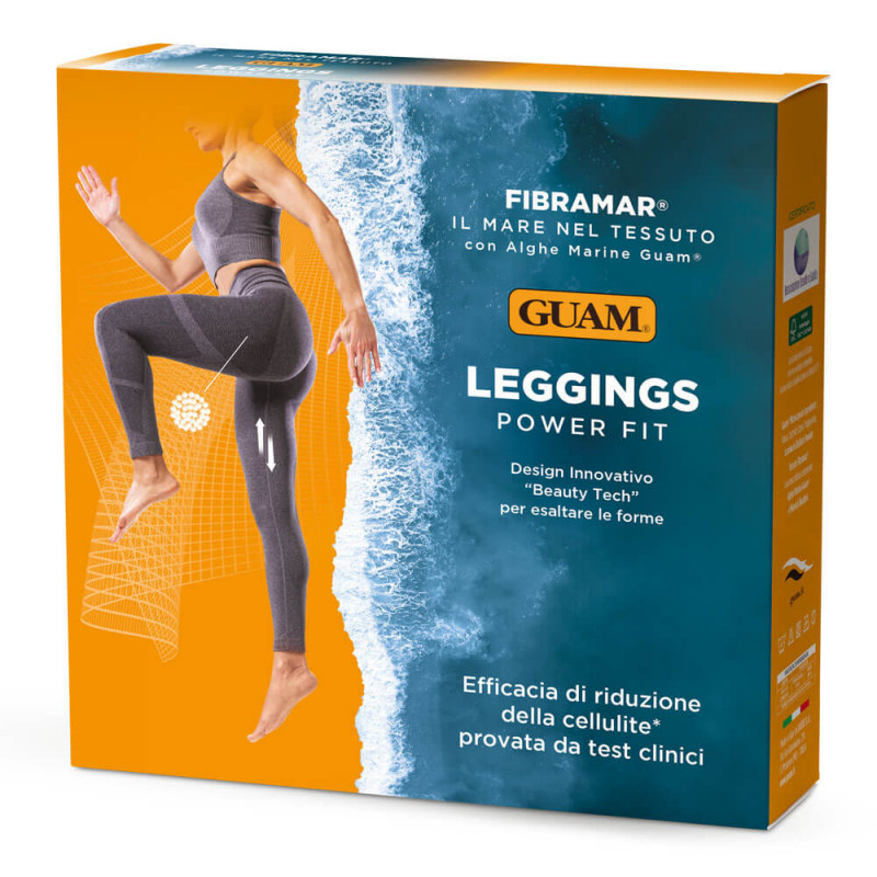 Guam Leggings Power Fit In Fibramar Anticellulite Colore Grigio Taglia S/m