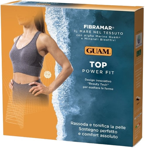 Guam Top Fibramar Power Fit Colore Grigio Taglia S/M 42-44, 1 Pezzo