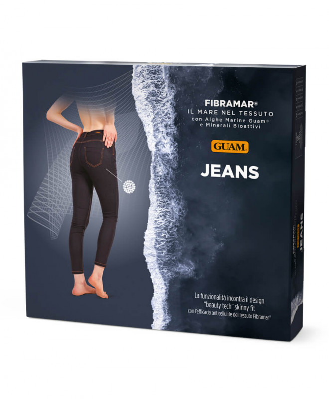Guam Fibramar Jeans Anticellulite Colore Blu Denim Taglia Xs