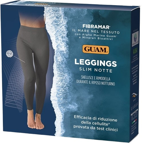 Guam Leggings Slim Notte In Fibramar Anticellulite Colore Grigio Taglia L/xl