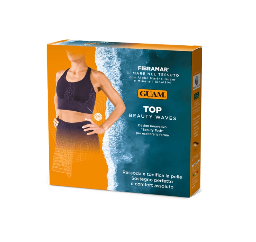 Guam Top Beauty Waves Rassodante E Tonificante Colore Viola Taglia L/xl