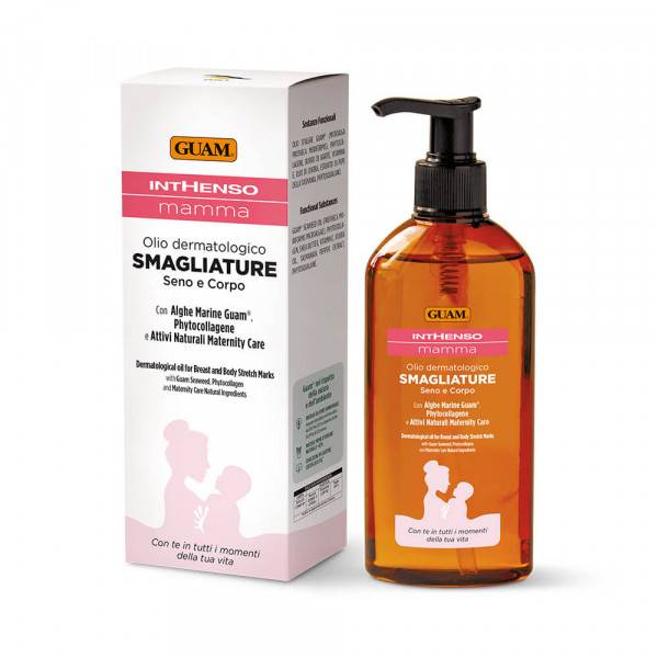 Guam Olio dermatologico Smagliature Seno e Corpo Inthenso Mamma 200 ml per la pelle
