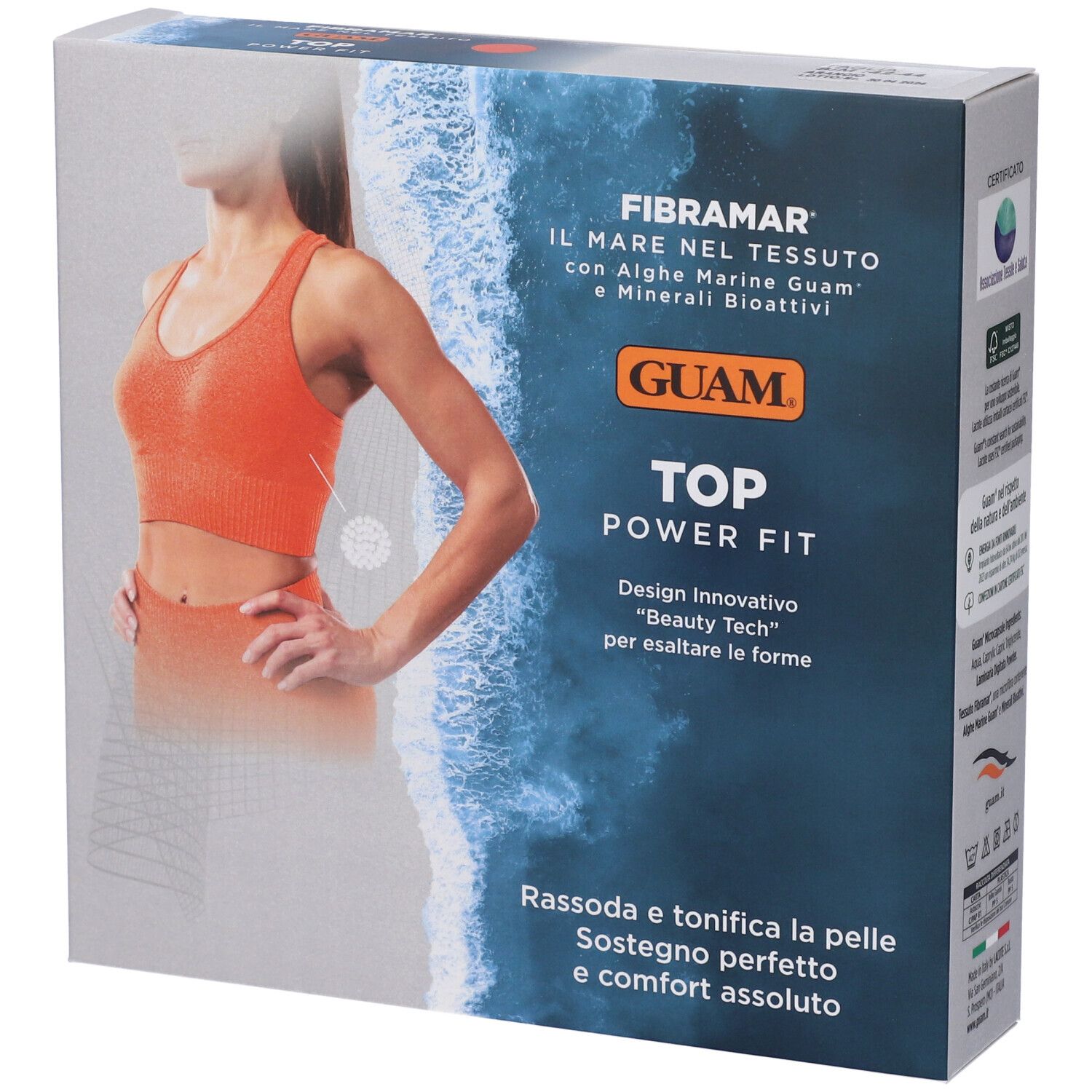 Guam Top Power Fit Arancione S/M 1 pz Altro