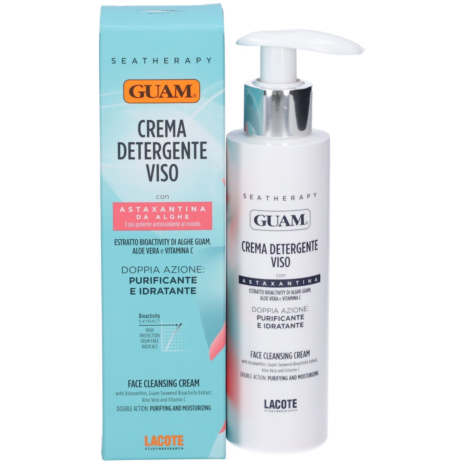 Guam Seatherapy - Crema Detergente Viso Purificante e Idratante, 150ml