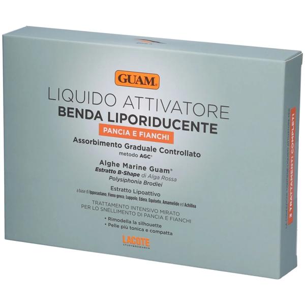 Guam Liquido Attivatore per Benda Liporiducente Confezione 3 ricariche