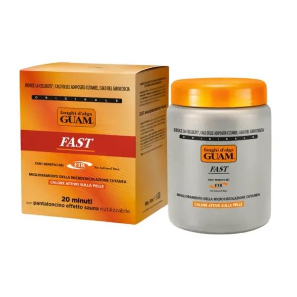 Guam Fanghi d'Alga F.I.R. Fast Trattamento Anti-Cellulite e Rassodante per Pancia e Girovita 1 Kg