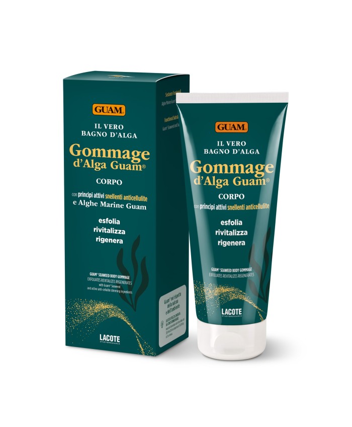 Guam Il Vero Bagno d'Alga - Gommage Esfoliante e drenante anticellulite, 250 ml + 15 g