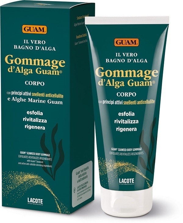 Guam Gommage d'Alga - Esfoliante per il corpo ad azione anticellulite e drenante, 200 ml