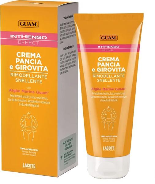 Guam Inthenso Effect Crema Pancia e Girovita 200ml Termogenica Rimodellante Con Alghe Marine